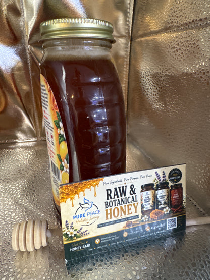 PUREPEACE Citrus Sunrise Raw Honey – 1 lb.