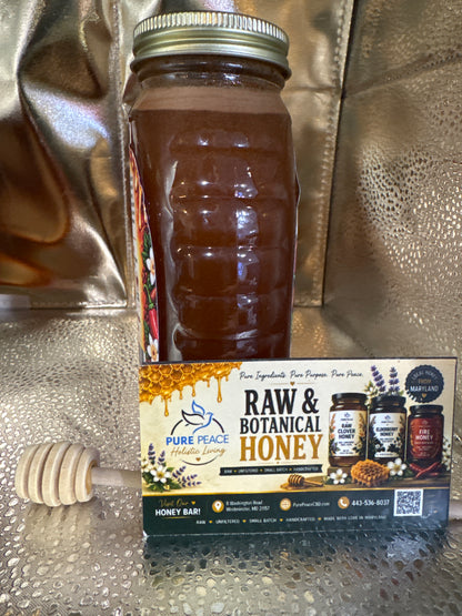 PUREPEACE Fire Honey – Ceylon Cinnamon & Cayenne Pepper Infused – 1 lb.